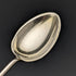 1933 British vintage pair of sterling silver demitasse spoons with enamel decoration